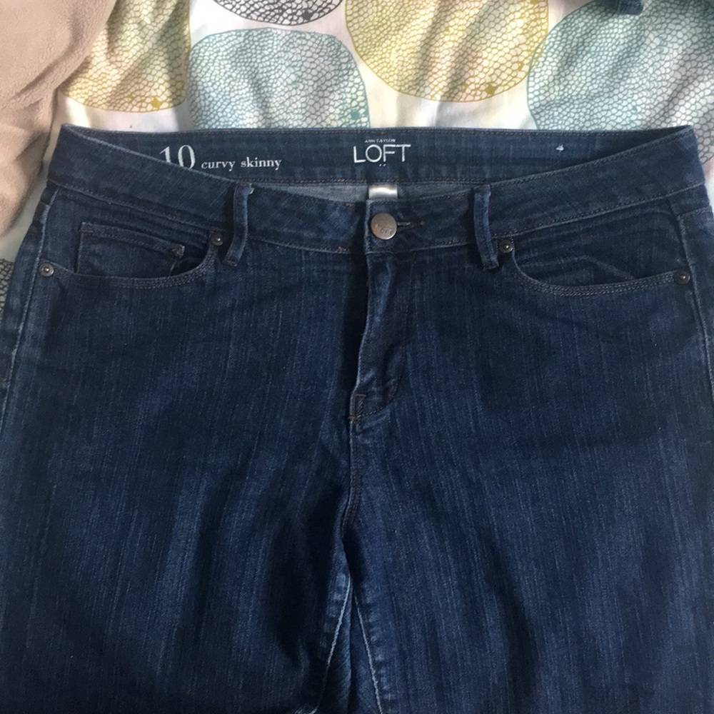 Loft Curvy Skinny Jeans - Size 10